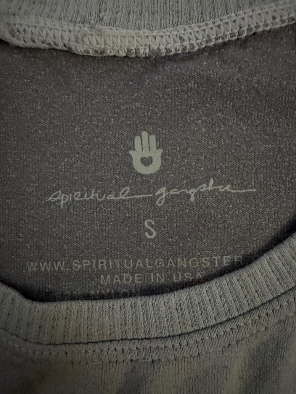 Spiritual Gangster Gym Life Muscle Tee NWOT | Small • Gray  • Sleeveless Tank - Picture 2 of 3